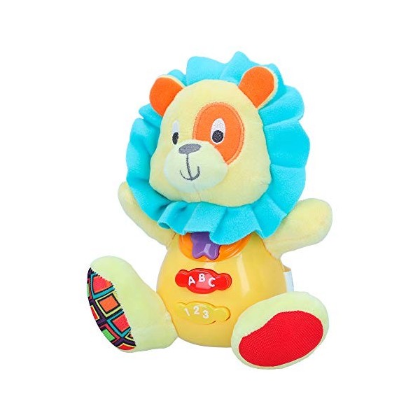 WinFun – Peluche pour bébé Qui Parle en Espagnol et Diffuse des lumières de  Couleurs ColorBaby 85178 Chat