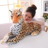 30-120cm Big Leopard Panther Peluche Toys Géant Tigre Blanc Panthère Noir Panthère Douce Peluche Animal Poupée Animal Jouets 