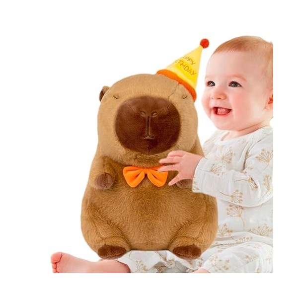 FEDIMA Jouet en Peluche Capybara - Poupées en Peluche Capybara,Peluches Capybara Confortables, poupées en Forme danimal en P