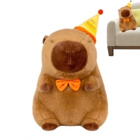 Holdes Jouet en Peluche Capybara - Poupée en Peluche Capybara,Jouets en Peluche Animaux Capybara Portables pour Filles, garço