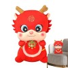 HiXip Mascottes de Dragon en Peluche - Mascotte Traditionnelle en Peluche Dragon du Nouvel an Chinois,Peluche Dragon Festive 