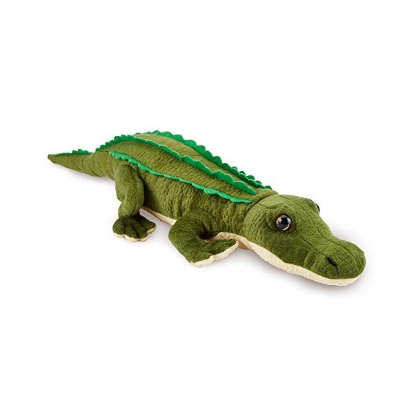 Zappi Co Grand Crocodile Peluche pour Enfants Jouet en Peluche 53-55CM Collection danimaux Safari Peluche Nouveau Né Enfant 