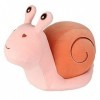 Poupée escargot mignonne en peluche de 35 cm - Cadeau danniversaire pour enfants - Grand oreiller en forme descargot rose 