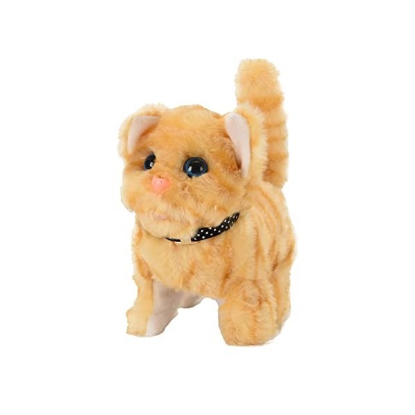 LICHENGTAI Jouet Électronique en Peluche, Jouet Électronique pour Chien/Chat / / Lapin, Chien Qui Marche et Aboie Remuer la Q