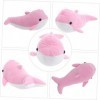 ibasenice 1Pc Dauphin Longe Oreiller pour Enfants Peluche Bébé Poupée Themberchaud Peluche Enfant Poupée Oreiller Peluche Ani