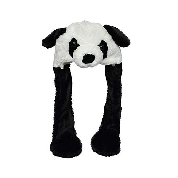 JOYHY Enfant Adultes Peluche Mouvement doreille Oreille Flap Chapeau Panda