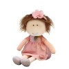 Mignonne Poupée de Chiffon Bébé Fille Jouet en Peluche, 35CM Petite poupée de Chiffon Oeil, Jouet Décoration pour la décorati