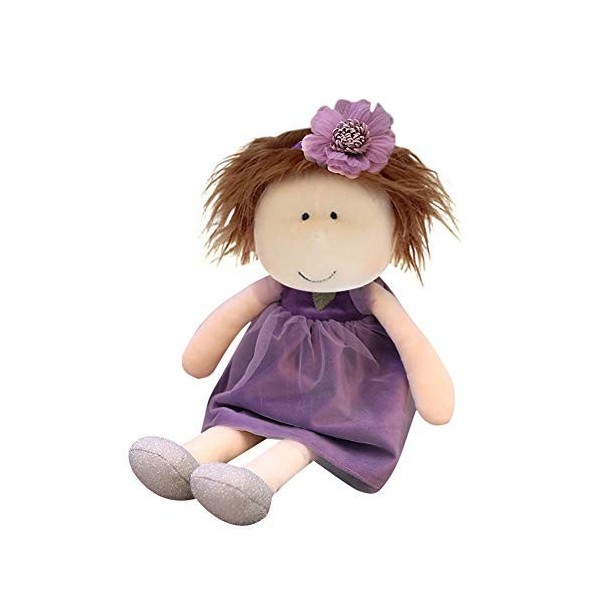 Mignonne Poupée de Chiffon Bébé Fille Jouet en Peluche, 35CM Petite poupée de Chiffon Oeil, Jouet Décoration pour la décorati