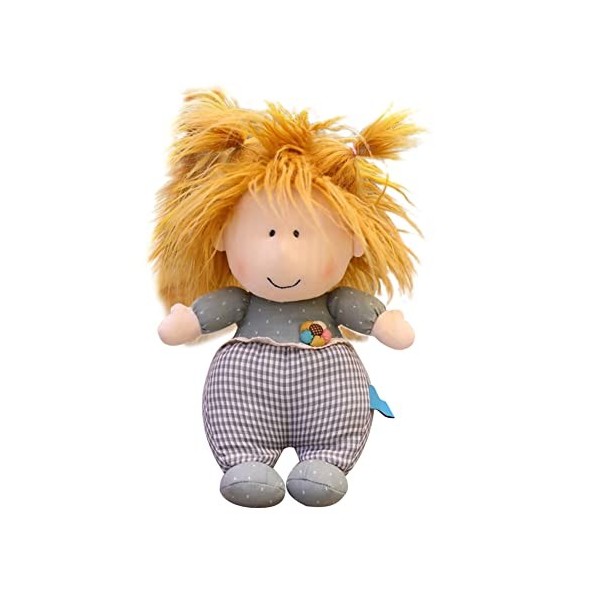 Mignonne Poupée de Chiffon Bébé Fille Jouet en Peluche, 35CM Petite poupée de Chiffon Oeil, Jouet Décoration pour la décorati