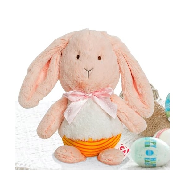 KSHSAA Animal en Peluche de Lapin,Peluche de Lapin en Peluche,Jouets en Peluche de poupée de Lapin de Pâques | Oreiller en Pe