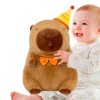 LEVABE Poupée d’Animal en Peluche Capybara - Poupées en Peluche Capybara - Jouet en Peluche Doux et Portable, Animal en Peluc