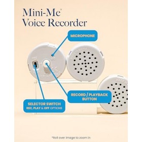 VOICEGIFT Enregistreur Vocal de 20 Secondes - enregistrez Un Message personnalisé pour Un Jouet en Peluche, Un Ours en Peluch