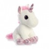 Aurora World Aurora, 60867, Sparkle Tales, Lolly la Licorne, 18 cm, Peluche, Blanche, Blanc