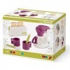 Smoby - Tefal Petit Déjeuner - Accessoires de Cuisine pour Enfant - Grille Pain + Cafetière - 2 Tasses et 2 Cuillères - Jouet