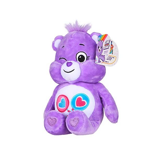 Care Bears 22042 9 inch Bean Plush Share Bear, Collectable Cute Plush Toy, Cuddly Toys for Children, Soft Toys for Girls and 