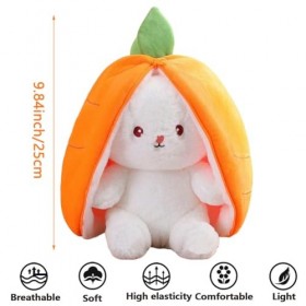 Carotte Jouet en Peluche de Lapin en Peluche Animaux Mignons Oreillers en Peluche Étreignant Coussin Lapin en Peluche Doux Et