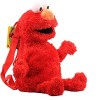 Sesame Street Sac à dos en peluche - Macaron, Toccata, Elmo - 46 cm, Rouge Rouge - shoulder-handbags