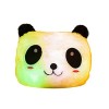 LICHENGTAI Peluche Coussin, LED Panda Oreiller Peluche Coussin Coussins Peluche pour Enfants, Coussin Lumineux Coussin Lumine