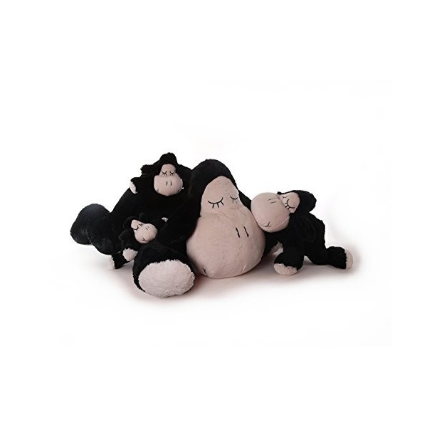 Inware 6618 - Peluche Mouton, 18 cm, noir