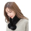 Écharpe Enfants Tour de Cou en Fausse Fourrure Croisé Foulard Garçons Filles Super Doux Cache-col Chaud Automne Hiver Écharpe