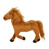 Hpory Peluche Cheval, Réaliste Cheval Peluche Poupée Mignon Oreillers en Peluche Cheval, Stuffed Animal Cheval en Peluche Cou