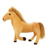 Hpory Peluche Cheval, Réaliste Cheval Peluche Poupée Mignon Oreillers en Peluche Cheval, Stuffed Animal Cheval en Peluche Cou