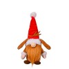 BESSKY GNOME de Noel, GNOME en Peluche Décoration, Lutin Farceur de Noel en Peluche, Lutin de Noel Decoration GNOME, Mini Elf