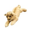 Guangcailun Lion Tigre léopard Jouets en Peluche Animaux en Peluche lit canapé Oreiller de Couchage Kawaii Animaux Sauvages C