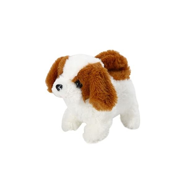 BYNYXI Chien en Peluche électronique pour Enfants, Jouet pour Chien Debout en Peluche pour Chien Qui aboie Chiot Chanter Simu