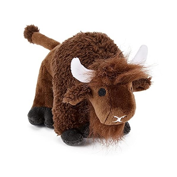 Zappi Co Peluche en Forme de Bison pour Enfants - - 12-15 cm - Bison