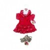 Build Your Bears Wardrobe Vêtements pour Ours en Peluche Build a Bear Teddys BFF Robe + Chaussures Rouge 