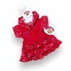 Build Your Bears Wardrobe Vêtements pour Ours en Peluche Build a Bear Teddys BFF Robe + Chaussures Rouge 