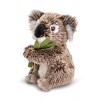 Uni-Toys - Koala avec feuille assis - 16 cm hauteur - Ours en peluche - Peluche doudou