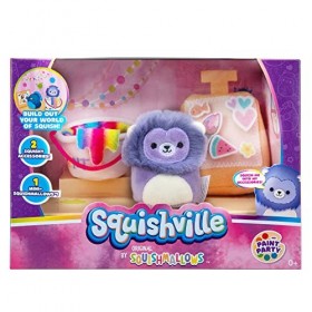 Squishville by Squishmallows- Squishville by Original Squishmallows Kit daccessoires de Peinture pour fête, SQM0203, Multico