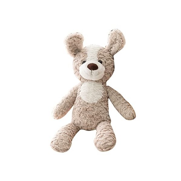 JAWSEU Peluche Doudou, Peluche Doudou Lapin, Peluche Doudou Bebe, Animal en Peluche Peluche Interactive pour Bébé Peluche Dou