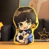 Zhongkaihua Blue Lock Figurines Seishiro Nagi en Peluche – Peluche de Dessin animé Mignonne et Douce en Coton PP rembourré de