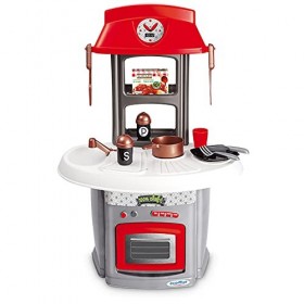 Jouets Ecoiffier - 1697 - Cuisine coquillette Fonctionnelle : Four, évier, Planche à découper, Plaque de Cuisson et Accessoir