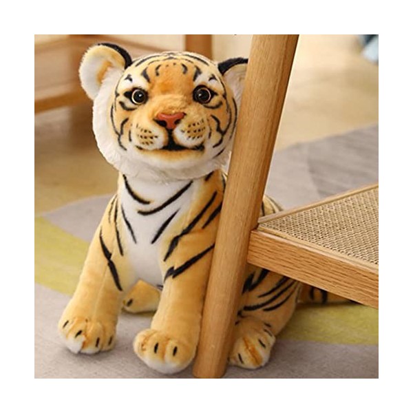 tacery Tiger Plushie - Peluche Tigre en Peluche Douce | Animal en Peluche | Couchage étreignant pour Enfants | Jouet pour Cha