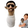 Skibidi Toilet Jouet en peluche, lunettes de soleil Skibidi - Jouet créatif pour les fans de jeux - Poupées amusantes et uniq