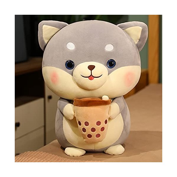 KiLoom Peluche Bubble Tea Peluche Jouet Peluche Cup en Forme d’Oreiller Nourriture Rembourrée Soft Back Cushion Kid Birthday 