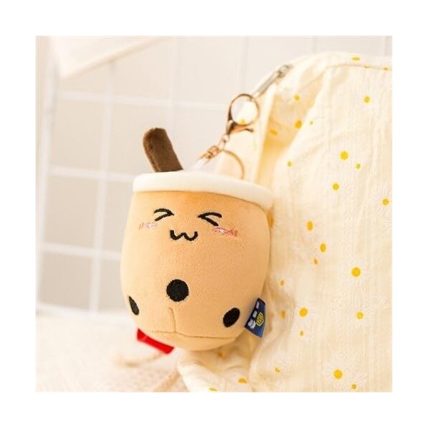 KiLoom Peluche Bubble Tea Peluche Jouet Peluche Cup en Forme d’Oreiller Nourriture Rembourrée Soft Back Cushion Kid Birthday 