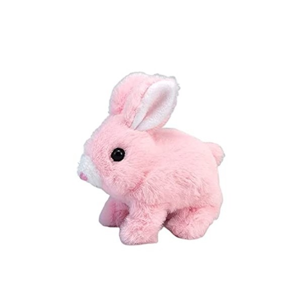 HADAVAKA Jouet Interactif Peut Marcher Et Parler Jouet Lapin Électrique, Peluche Lapin Lapin Animal De Compagnie Jouet Électr