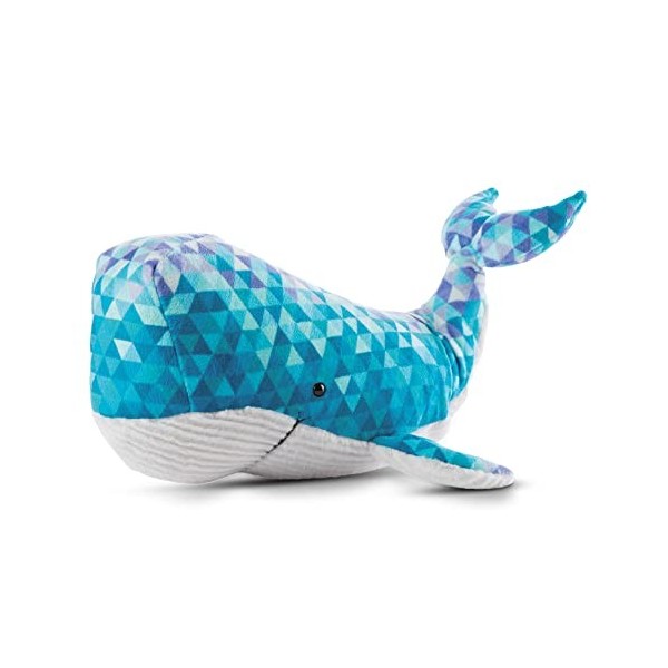 NICI Baleine en Peluche à imprimé polygone §2 cm – Jouets Doux pour Filles, garçons et bébés – Peluches Animaux à câliner et 