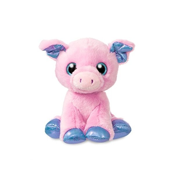 Aurora, 60947, Sparkle Tales, Primrose Le Cochon Peluche, 18 cm, Rose