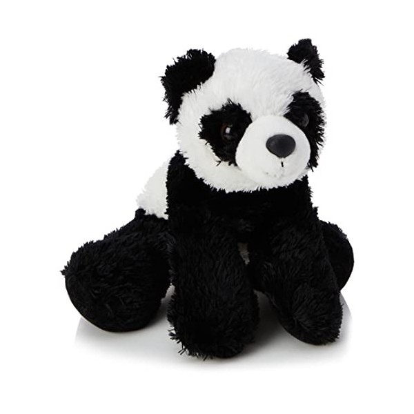 Aurora, 12756, Mini Flopsie Mei Le Panda 20 cm, Peluche, Noir et Blanc
