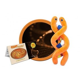 Giantmicrobes Porte-clés en forme de microbe géant en peluche ADN