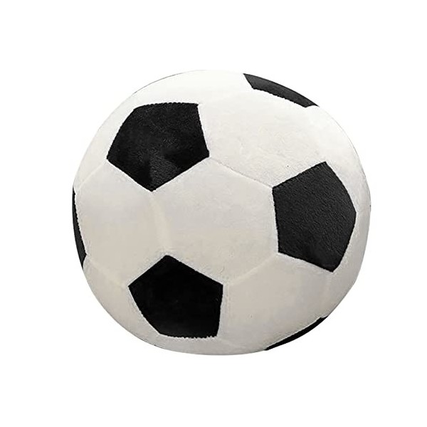 URFEDA Football Peluche Doux | Ballon de Sport pour Enfants Sports Dintérieur | Football Peluche Coussin Arrière Support Can