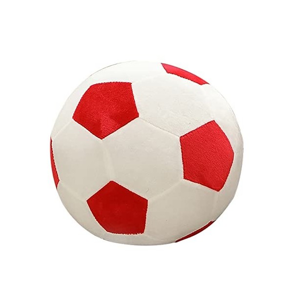 URFEDA Football Peluche Doux | Ballon de Sport pour Enfants Sports Dintérieur | Football Peluche Coussin Arrière Support Can