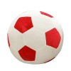 URFEDA Football Peluche Doux | Ballon de Sport pour Enfants Sports Dintérieur | Football Peluche Coussin Arrière Support Can