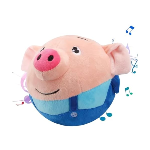 Peluche électrique chantante et rebondissante pour chiens | Balle pour chien, jouet pour chien, boule de nourriture | Jouet é